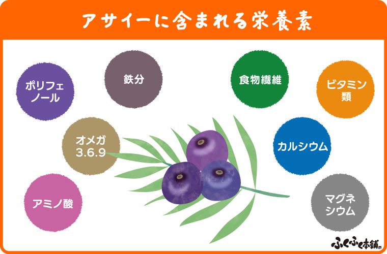 アサイーに含まれる栄養素