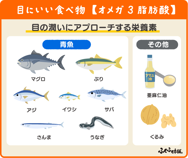 目にいい食べ物【オメガ3脂肪酸】
